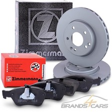 ZIMMERMANN BREMSSCHEIBEN + BELÄGE VORNE FÜR MERCEDES BENZ SLK R170 200 230