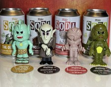 Funko Soda Sammlung 4 x Monster-Figuren - Aufgemacht, nie ausgestellt