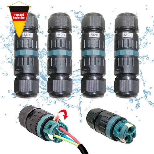 Wasserdichte kabelverbinder - wasserdichte,