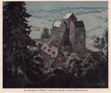 Im Silberschein des Mondes - Ernst Liebermann - 1927 ~20x17cm