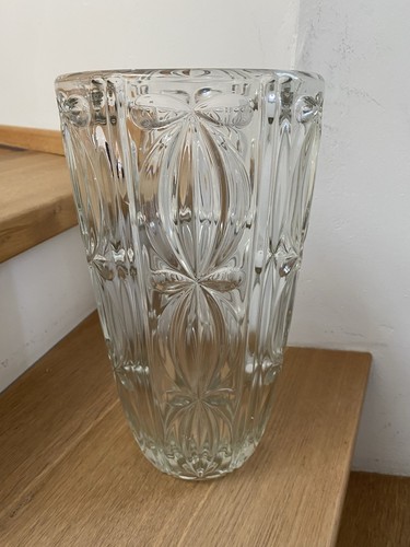 Glas vase schwer bleikristall - glas,