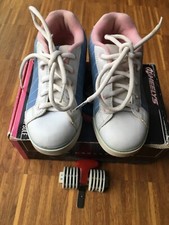 Heelys, Skateschuhe, Gr. 35, Mädchen/Damen, hellblau mit rosa Innenfutter