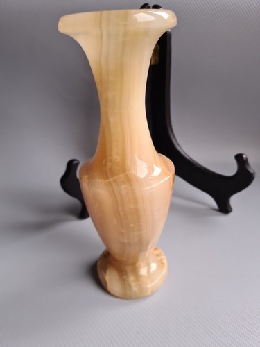Vintage onyx stein vase - stein,