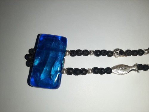 Kette collier lava 925 - lava,,