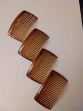 4 x  Haarkamm Kämme Steckkamm