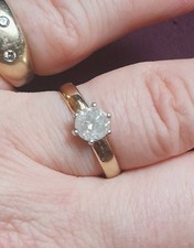 Solitär Einkaräter Brillant