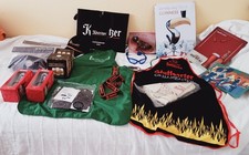 Metallbilder Bierglas Grill-Schürze Lautsprecher Caps Werbung ? Vintage?Konvolut