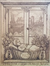 Original Radierung von 1913
