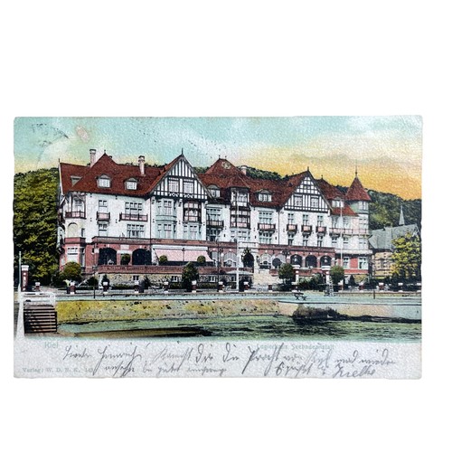 Postkarte kiel logiergaus - ak,