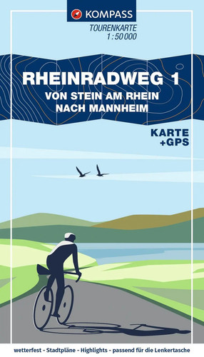 Kompass fahrrad tourenkarte - kompass, fahrrad-tourenkarte