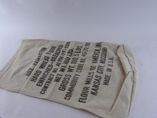 alter Mehlsack aus Segeltuch