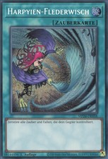 YuGiOh Harpyien-Flederwisch MP24-DE058 Secret Rare Deutsch Neu 1st