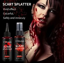 Blutspray Blut Kunstblut Spray Sprühen Make Up Schminke Halloween Karneval 