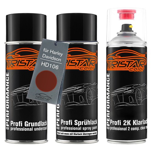 Motorradlack spraydosen set - 2k,