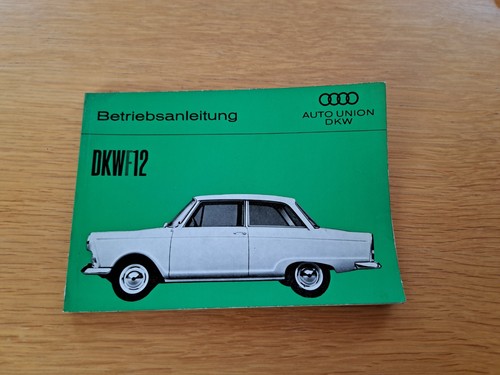 Dkw f12 betriebsanleitung - dkw,