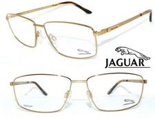JAGUAR BRILLE GOLD TITAN 35059 MADE in GERMAY SONNENBRILLE GESTELL HERREN ETUI