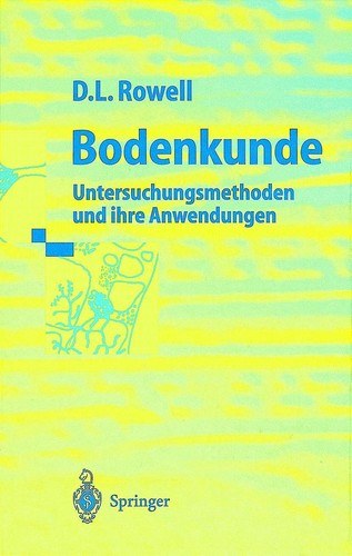Bodenkunde david rowell - l.,