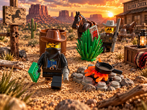 Dachbodenfund lego western - -,