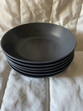 6 x IKEA DINERA Suppenteller Anthrazit 22610