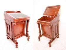 Schrägklappensekretär / Davenport / Empfangstisch / Damensekretär / engl. Stil