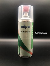 1x Mipa 2K Klarlack Spray 400ml farblos hochglänzend inkl. Härter Spraydose