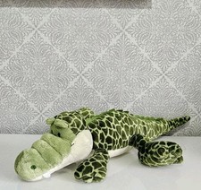 SEHR SELTEN 62 cm NICI deutsches weiches Plüschtier grün 22 Zoll Krokodil Sammlerstück 