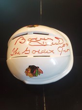 Bobby Hull Signed Mini Helmet 