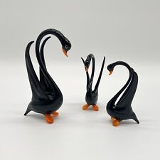 3 Lauscha Glasfiguren Schwäne