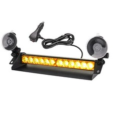 356cm Warnleuchte 12LED Frontblitzer - 12V/24V Led Blitzer 9 Blinkende Strobo...