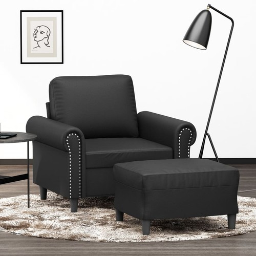 Sessel mit hocker sofa - sessel,