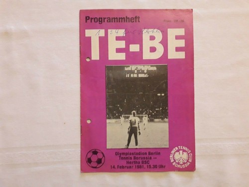 Programm 1980 tennis - 1980/81,