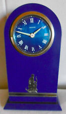 Vintage  AVON  Moonwind Tischuhr Wecker  Mehanisch Handaufzug  1971  blau rar