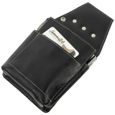 Leder Kellnertasche Kellnerholster Kellner Holster Halfter Tasche schwarz