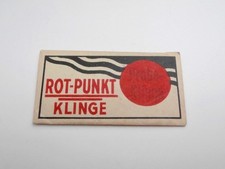 ROTPUNKT Alte Rasierklinge