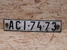 ALTES NUMMERNSCHILD