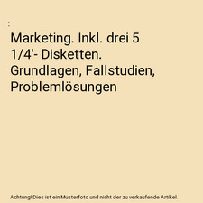 Marketing. Inkl. drei 5 1/4'-
