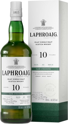 Laphroaig cask strength - -, 10