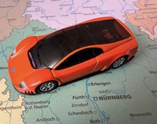 Volkswagen Nardo W12 Show Car 2002 Orange, Motor Max? 6 cm