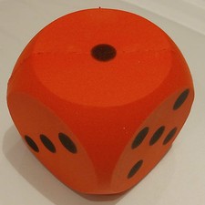 Softballwürfel Würfel Schaumstoffwürfel 15x15x15cm Spielwürfel Cube Rot