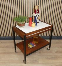 60er Wandelmöbel Barwagen Wiener Werkstätten Beistelltisch Design Servierwagen