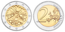MALTA 2 EURO MALTESER HONIGBIENE 2024 IN MÜNZKAPSEL