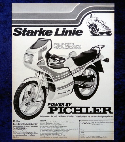 Pichler honda mbx - mbx, 80