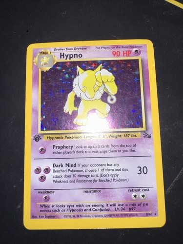 Pokemon karte hypno - hypno, 1