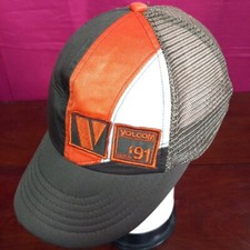 VOLCOM SKATER SK8 BASEBALL CAP SNAPBACK VINTAGE CUSTOM DECKS, SINCE 91 帽子BOSHI 