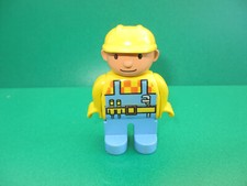 Lego Duplo Figur Mann Handwerker Bauarbeiter Bob der Baumeister (201121A8)