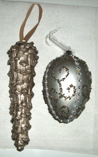 2 engl. Weihnachtsdekorationen