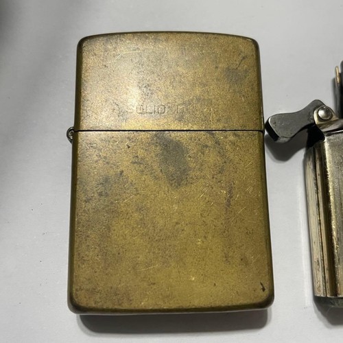 Vintage zippo 1989 plain solid - zippo,