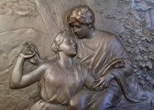 Jugendstil um 1905 Reliefbild