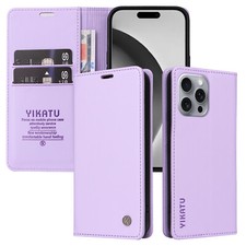Leder Handyhülle Flip Case Cover Wallet Etui Für iPhone 16 15 14 13 12 11 8 7 6