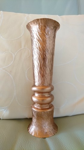 Massive kupfer blumenvase 700 - kupfer,